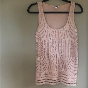 Dressy beige tank top from Express